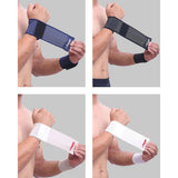 ALBREDA 1 piece Elastic Sport Bandage Wristband hand Gym Support wrist brace Wrap Tennis Cotton Weat band Fitness Powerlifting - Dollarwoods