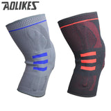 1pc Basketball Knee Brace Compression knee Support Sleeve Injury Recovery Volleyball Fitness sport safety sport protection gear - Dollarwoods