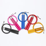 Adjustable Jumping Rope Aluminum Alloy Handle Special Wire Rope Skipping Speed Crossfit Training Household Fitness Equipment - Dollarwoods