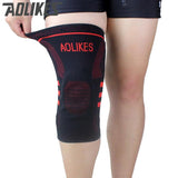 1pc Basketball Knee Brace Compression knee Support Sleeve Injury Recovery Volleyball Fitness sport safety sport protection gear - Dollarwoods