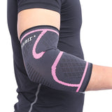 AOLIKES 1PCS Elbow Support Elastic Gym Sport Elbow Protective Pad Absorb Sweat Sport Basketball Arm Sleeve Elbow Brace - Dollarwoods