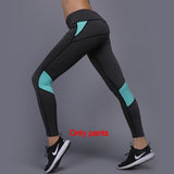 Sexy Yoga Set sports wear for women gym TShirt + Pants Breathable Gym Workout Clothes Compressed Yoga Leggings Sport Suit - Dollarwoods