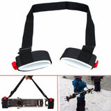 Adjustable Skiing Pole Shoulder Hand Carrier Lash Handle Straps - Dollarwoods
