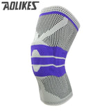 1pc Basketball Knee Brace Compression knee Support Sleeve Injury Recovery Volleyball Fitness sport safety sport protection gear - Dollarwoods