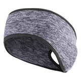 Retail Sport Wide Women Ponytail Headband Running Fitness Yoga Warm Ear Cover Outdoor Cycling Tennis Fleece Sweatband Headscarf - Dollarwoods