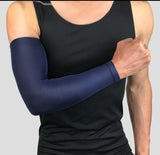 1Pcs Breathable Quick Dry UV Protection Running Arm Sleeves Basketball Elbow Pad Fitness Armguards Sports Cycling Arm Warmers - Dollarwoods