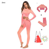 Winter Hot Sale Yoga Set Gym Set Gym Leggings Yoga Sport Leggings Sportswear For Women Sports Clothing Gym Fitness Clothing - Dollarwoods