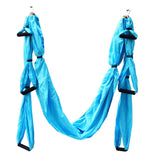 Full Set 6 Handles Anti-gravity Aerial Yoga Hammock Flying Swing Trapeze Yoga Inversion Exercises Device Home Gym Hanging Belt - Dollarwoods