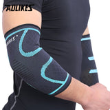 AOLIKES 1PCS Elbow Support Elastic Gym Sport Elbow Protective Pad Absorb Sweat Sport Basketball Arm Sleeve Elbow Brace - Dollarwoods