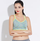 Quick Dry Sports Bra,Women Padded Wirefree Adjustable Shakeproof Fitness Underwear Sports Bras - Dollarwoods