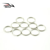 10 PCS 20MM 316 Marine Stainless Steel O-ring For Hanging Diving Pointer or Other Tools Scuba Diving Accessorises - Dollarwoods