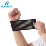 ALBREDA 1 piece Elastic Sport Bandage Wristband hand Gym Support wrist brace Wrap Tennis Cotton Weat band Fitness Powerlifting - Dollarwoods