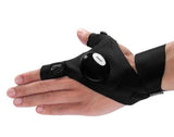 Fishing Magic Strap LED Light Fingerless Glove Flashlight Torch Cover Auto Repair Outdoor Camping Hiking  Luminous - Dollarwoods