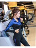 5 pieces sets coat+t shirt+bra+shorts+leggings women yoga clothing quick dry outdoor sports running fitness gym ropa deportiva - Dollarwoods