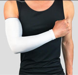 1Pcs Breathable Quick Dry UV Protection Running Arm Sleeves Basketball Elbow Pad Fitness Armguards Sports Cycling Arm Warmers - Dollarwoods
