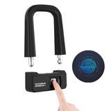 ROCKBROS Bike Bicycle Lock Anti-Theft Bike Motorcycle Lock Fingerprint Lock MTB Road Folding Cycling U Lock Bicycle Accessorie - Dollarwoods
