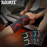 1PCS Fitness Running Cycling Knee Support Braces Elastic Nylon Sport Compression Knee Pad Sleeve for Basketball Volleyball - Dollarwoods
