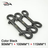 3 PCS 316 Stainless Steel Scuba Diving Double Ended Hook Accessory For Equipment BCD Chioce Snap Bolt Kit - Dollarwoods