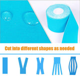 2Size Kinesiology Tape Athletic Tape Sport Recovery Tape Strapping Gym Fitness Tennis Running Knee Muscle Protector Scissor - Dollarwoods