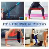 5 Colors Latex Resistance Bands Fitness Set Rubber Loop Bands Strength Training Workout Expander Gym Equipment Elastic Bands - Dollarwoods