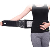 Aolikes Tourmaline Products Self-heating Magnetic Waist Back Support Belt Lumbar Posture Corrector Abdomen Warm Protector - Dollarwoods