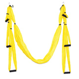 Full Set 6 Handles Anti-gravity Aerial Yoga Hammock Flying Swing Trapeze Yoga Inversion Exercises Device Home Gym Hanging Belt - Dollarwoods