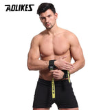 AOLIKES 1 Pair Gym Fitness Weight lifting Grip Straps Dumbbell Hand Grips Training Wrist Support Bands For Barbell Pull Up - Dollarwoods