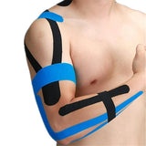 2Size Kinesiology Tape Athletic Tape Sport Recovery Tape Strapping Gym Fitness Tennis Running Knee Muscle Protector Scissor - Dollarwoods