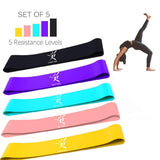 5 Colors Latex Resistance Bands Fitness Set Rubber Loop Bands Strength Training Workout Expander Gym Equipment Elastic Bands - Dollarwoods