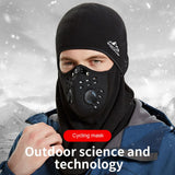Winter Cycling Mask Thermal Keep Warm Windproof Half Face Sport Mask Balaclava Skiing Running Snownboard Hat Headwear - Dollarwoods