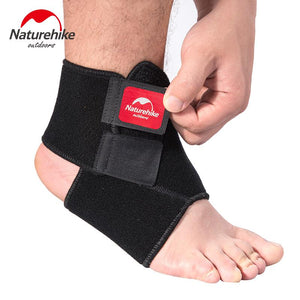Naturehike Black Adjustable Ankle Support Pad Protection Elastic Brace Guard Support Ball Games Running Safety Gym Fitness 1Pcs - Dollarwoods