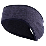 Retail Sport Wide Women Ponytail Headband Running Fitness Yoga Warm Ear Cover Outdoor Cycling Tennis Fleece Sweatband Headscarf - Dollarwoods