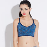 Quick Dry Sports Bra,Women Padded Wirefree Adjustable Shakeproof Fitness Underwear Sports Bras - Dollarwoods