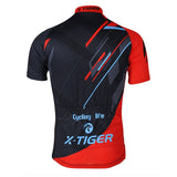 X-TIGER 2020 Summer Cycling Jersey Breathable MTB Bike Clothes Short Sleeve Mountain Bicycle Clothing Cycling Uniform For Men - Dollarwoods