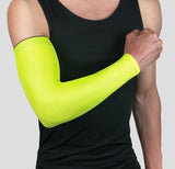 1Pcs Breathable Quick Dry UV Protection Running Arm Sleeves Basketball Elbow Pad Fitness Armguards Sports Cycling Arm Warmers - Dollarwoods