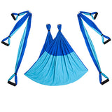 Full Set 6 Handles Anti-gravity Aerial Yoga Hammock Flying Swing Trapeze Yoga Inversion Exercises Device Home Gym Hanging Belt - Dollarwoods