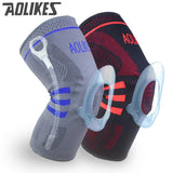 1pc Basketball Knee Brace Compression knee Support Sleeve Injury Recovery Volleyball Fitness sport safety sport protection gear - Dollarwoods