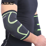 AOLIKES 1PCS Elbow Support Elastic Gym Sport Elbow Protective Pad Absorb Sweat Sport Basketball Arm Sleeve Elbow Brace - Dollarwoods