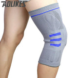 1pc Basketball Knee Brace Compression knee Support Sleeve Injury Recovery Volleyball Fitness sport safety sport protection gear - Dollarwoods