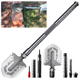 Outdoor Multi-purpose Shovel Garden Tools Folding Military Shovel Camping Defense Security Tools - Dollarwoods