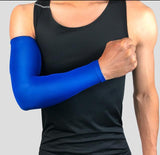 1Pcs Breathable Quick Dry UV Protection Running Arm Sleeves Basketball Elbow Pad Fitness Armguards Sports Cycling Arm Warmers - Dollarwoods