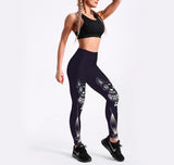 Summer style Hot Leggings For Women's cute Black white cat Digital Printing Elasticity Pants pants Plus size - Dollarwoods