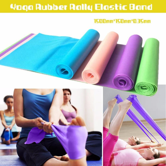 Stretching Gum Fitness Elastic Band Workout Athletic Resistance Sport Rubber Bands Training Exercise Bands Expander Accessories - Dollarwoods