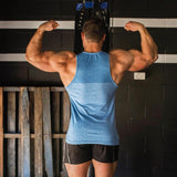 Shirt Sleeveless Sports Top Men Running Vest Male Fitness Tanktop Cotton Mens Bodybuilding Vest Joggers Gym Man Undershirt - Dollarwoods