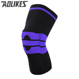 1pc Basketball Knee Brace Compression knee Support Sleeve Injury Recovery Volleyball Fitness sport safety sport protection gear - Dollarwoods