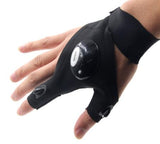 Fishing Magic Strap LED Light Fingerless Glove Flashlight Torch Cover Auto Repair Outdoor Camping Hiking  Luminous - Dollarwoods