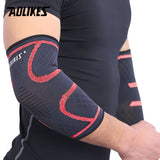 AOLIKES 1PCS Elbow Support Elastic Gym Sport Elbow Protective Pad Absorb Sweat Sport Basketball Arm Sleeve Elbow Brace - Dollarwoods