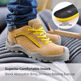 SAFETOE Safety Shoes breathable With Steel Toe Work Shoes Men Casual Protective Footwear Anti-piercing Sports Boots Shoes Woman - Dollarwoods