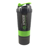 Sports Shaker Bottle Whey Protein Powder Mixing Bottle Sports Nutrition Protein Shaker Fitness Water Bottle With Three-layer - Dollarwoods