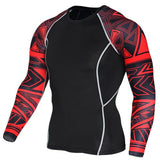 Wolf 3D Printed tshirt Compression Tights Men Fitness Running Shirt Gym Cycling Clothing - Dollarwoods